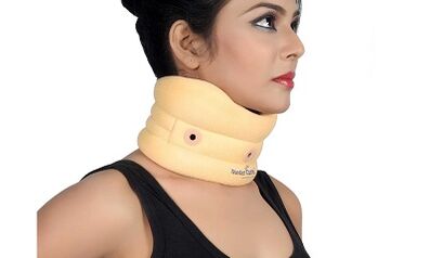 Usar un collar con osteocondrosis cervical